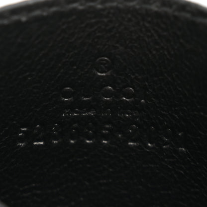 Gucci Pebbled Calfskin Animalier Card Holder Black 6 of 7