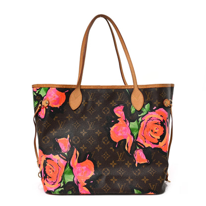 Louis Vuitton Monogram Roses Neverfull MM 1 of 8