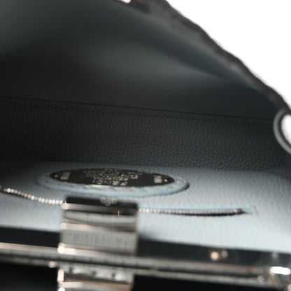Fendi Cuoio Roma Sellerissima Nappa Sintetica Tape Stitch Mini Peekaboo Iconic Satchel Anice 5 of 10