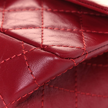 Chanel Aged Calfskin Quilted 2.55 Reissue Mini Flap Red 12 of 15