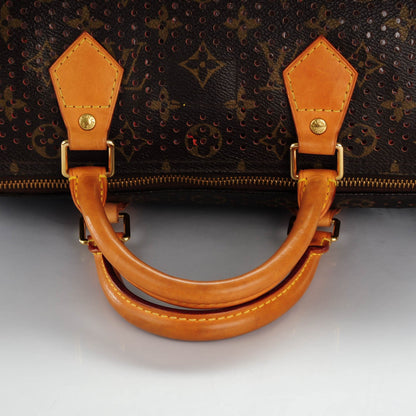 Louis Vuitton Monogram Perforated Speedy 30 Orange 10 of 10