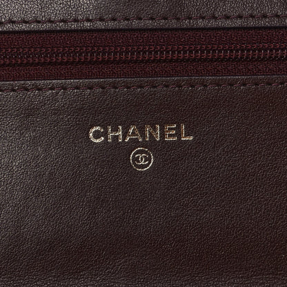 Chanel Felt Quilted Paris-Hamburg Charms Wallet On Chain WOC Dark Navy 6 of 10