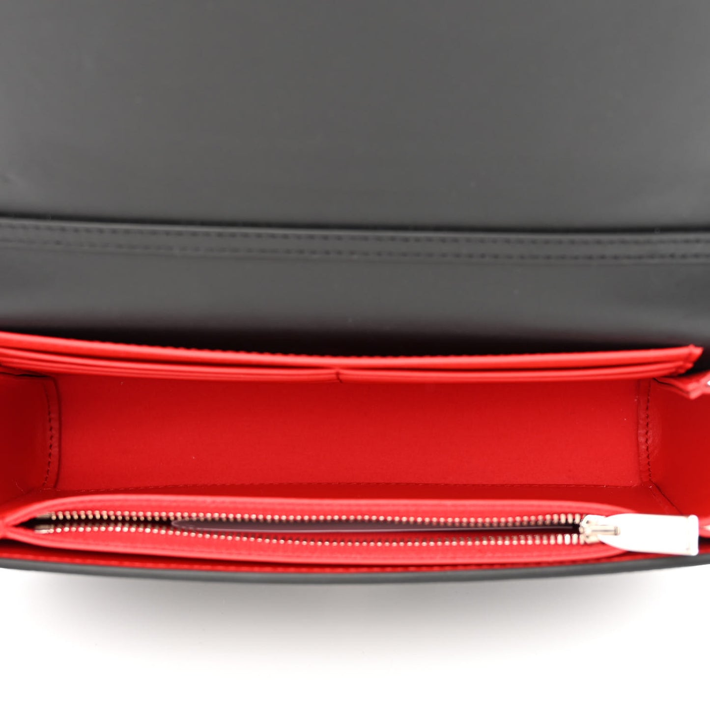 Calfskin Empire Maxi Spikes Paloma Clutch Black