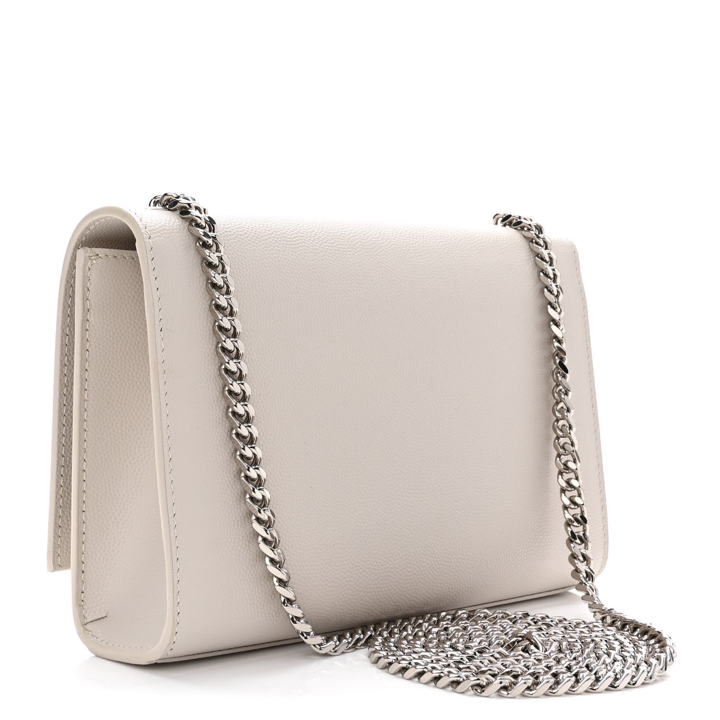 Grain De Poudre Small Classic Monogram Kate Tassel Satchel Crema Soft