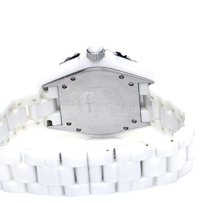 Chanel Stainless Steel Ceramic 38mm J12 Automatic Watch White 4 of 4
