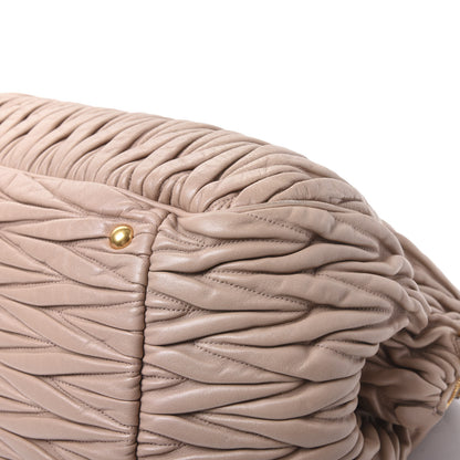 Miu Miu Nappa Matelasse Top Handle Bag Cammeo 7 of 10
