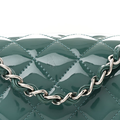 Chanel Patent Quilted Mini Rectangular Flap Turquoise 8 of 12