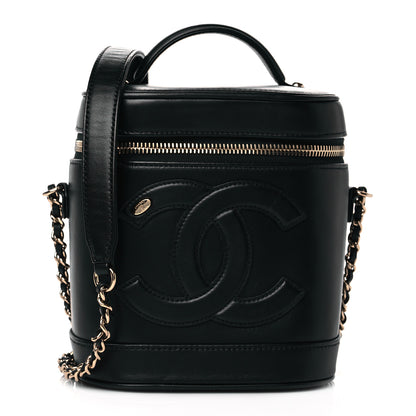 Chanel Lambskin Timeless Vanity Cosmetic Case Black 1 of 10