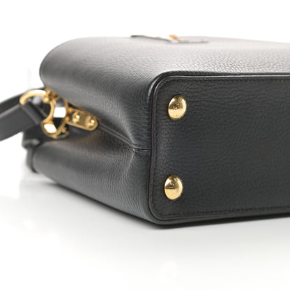 Louis Vuitton Taurillon Capucines BB Black 9 of 11