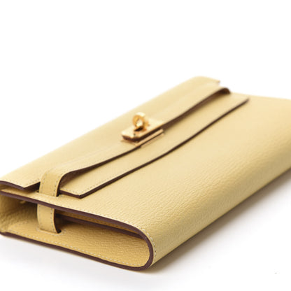 Hermes Chevre Mysore Kelly Wallet To Go Foin 6 of 11