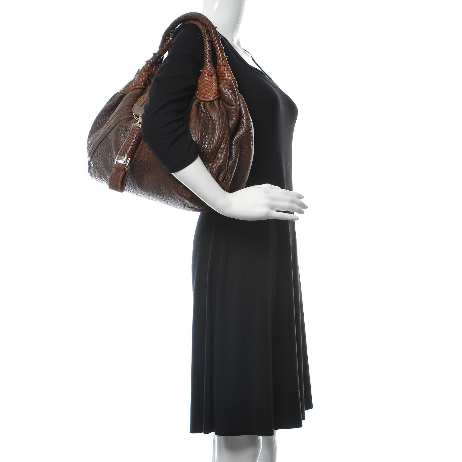 Fendi Nappa Nuvolata Spy Cognac 2 of 19