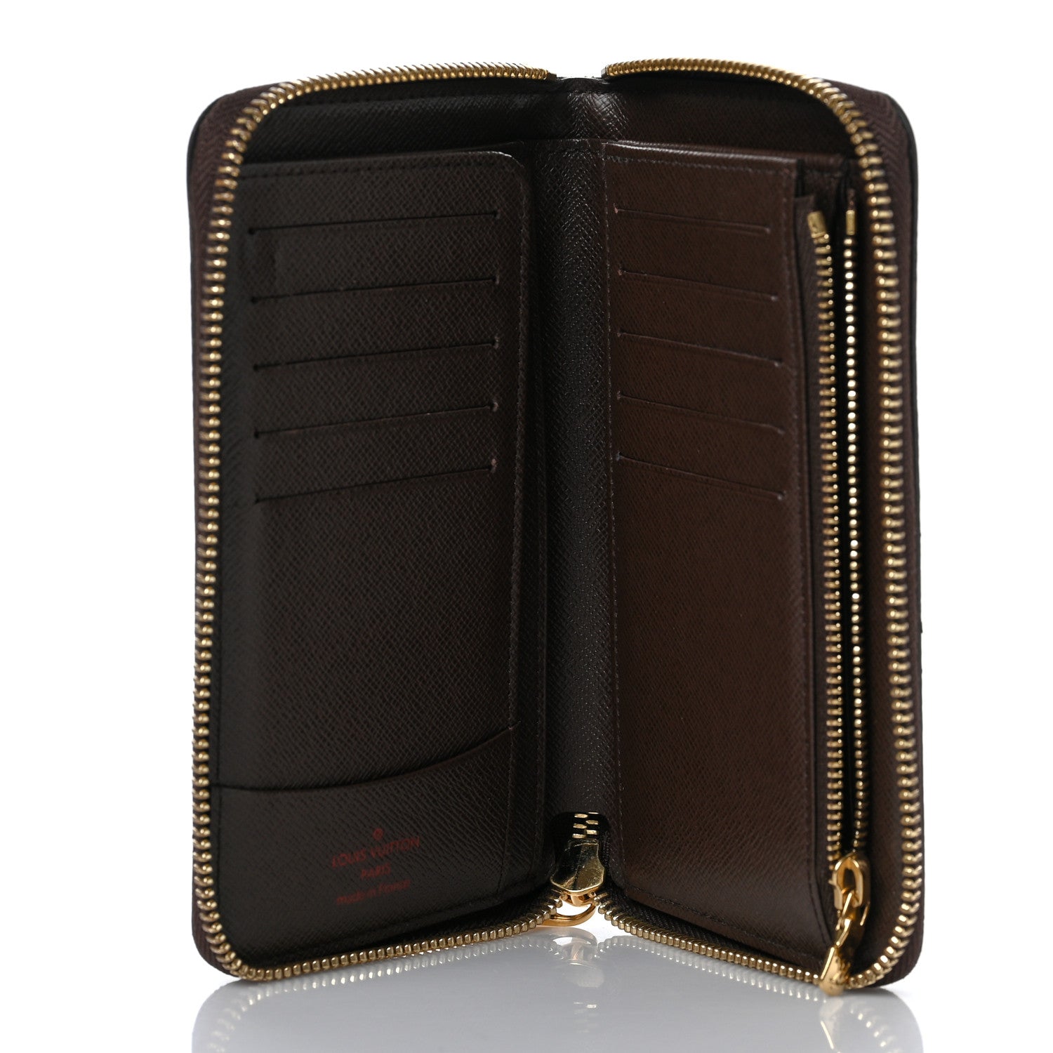 Louis Vuitton Damier Ebene Zippy Compact Wallet 5 of 6