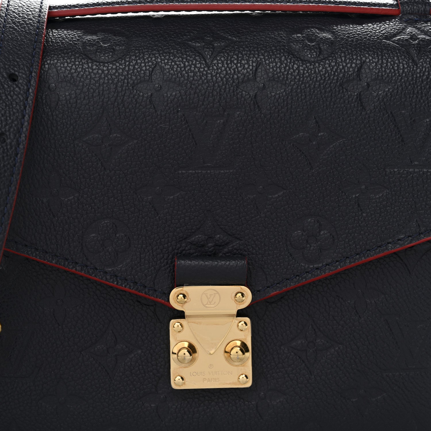 Louis Vuitton Empreinte Pochette Metis Marine Rouge 7 of 11