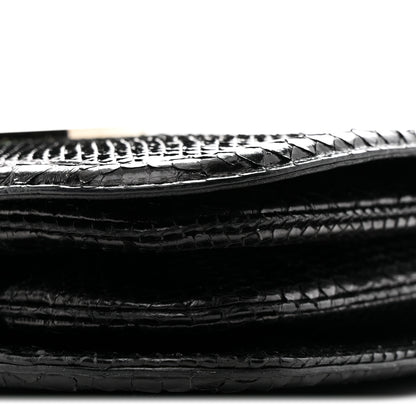 Gucci Snakeskin Web Blondie Hobo Black 10 of 14