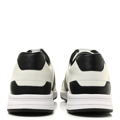 Gucci Calfskin Womens Interlocking G Sneakers 37 Black White 4 of 10
