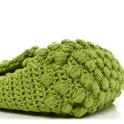 Fendi Wool Crochet Knit Mama Baguette Green 9 of 10
