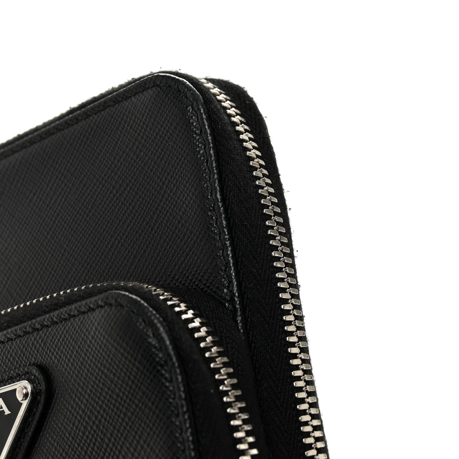 Prada Saffiano Smartphone Case Crossbody Black 11 of 12