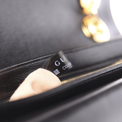 Gucci Azalea Calfskin Small Marina Chain Shoulder Bag Black 8 of 11