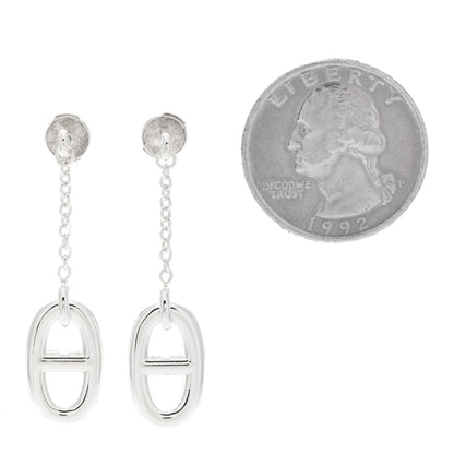 Hermes Sterling Silver Farandole Drop Earrings 2 of 5
