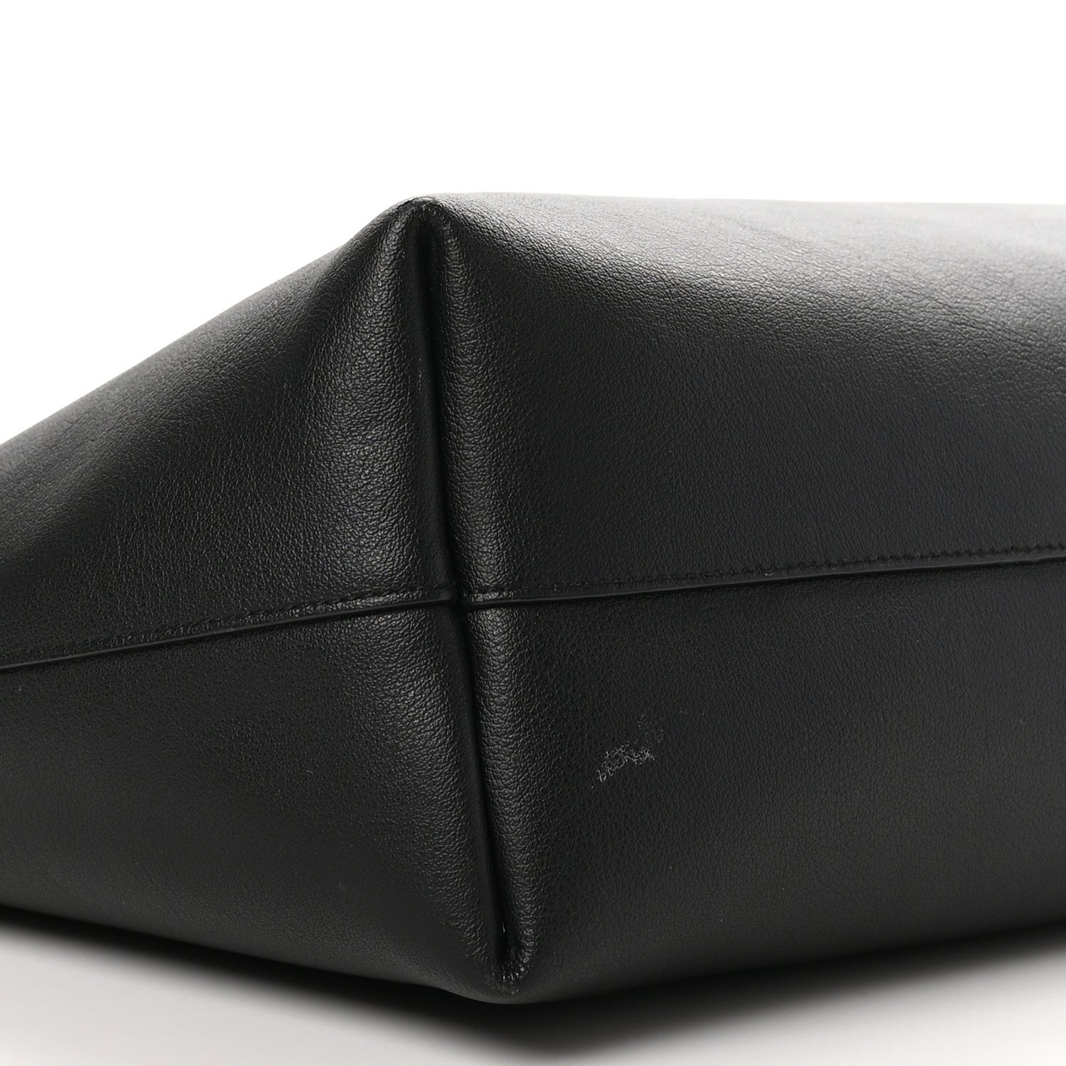 Saint Laurent Calfskin Large Shopping Tote Black 11 of 12