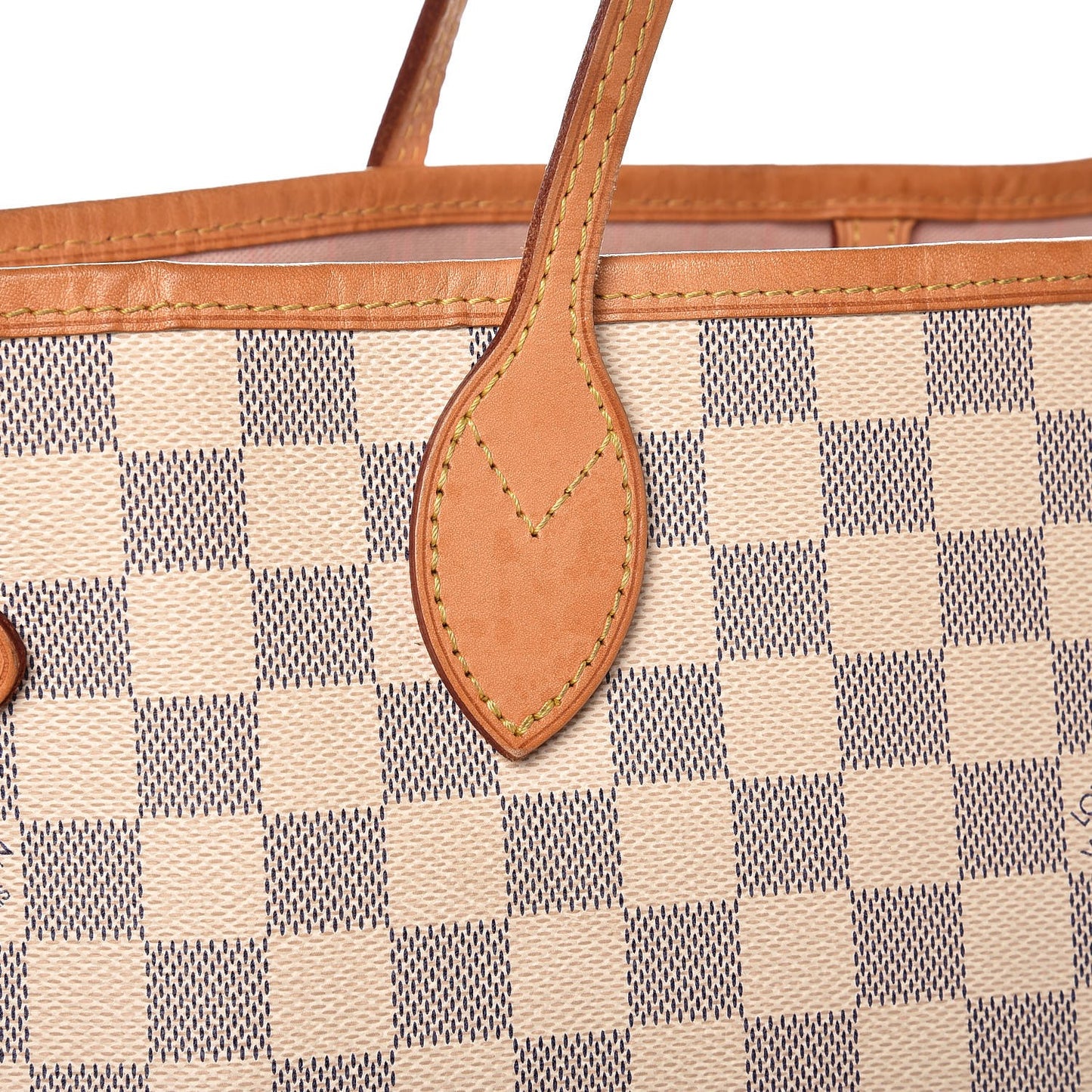 Damier Azur Neo Neverfull MM Rose Ballerine