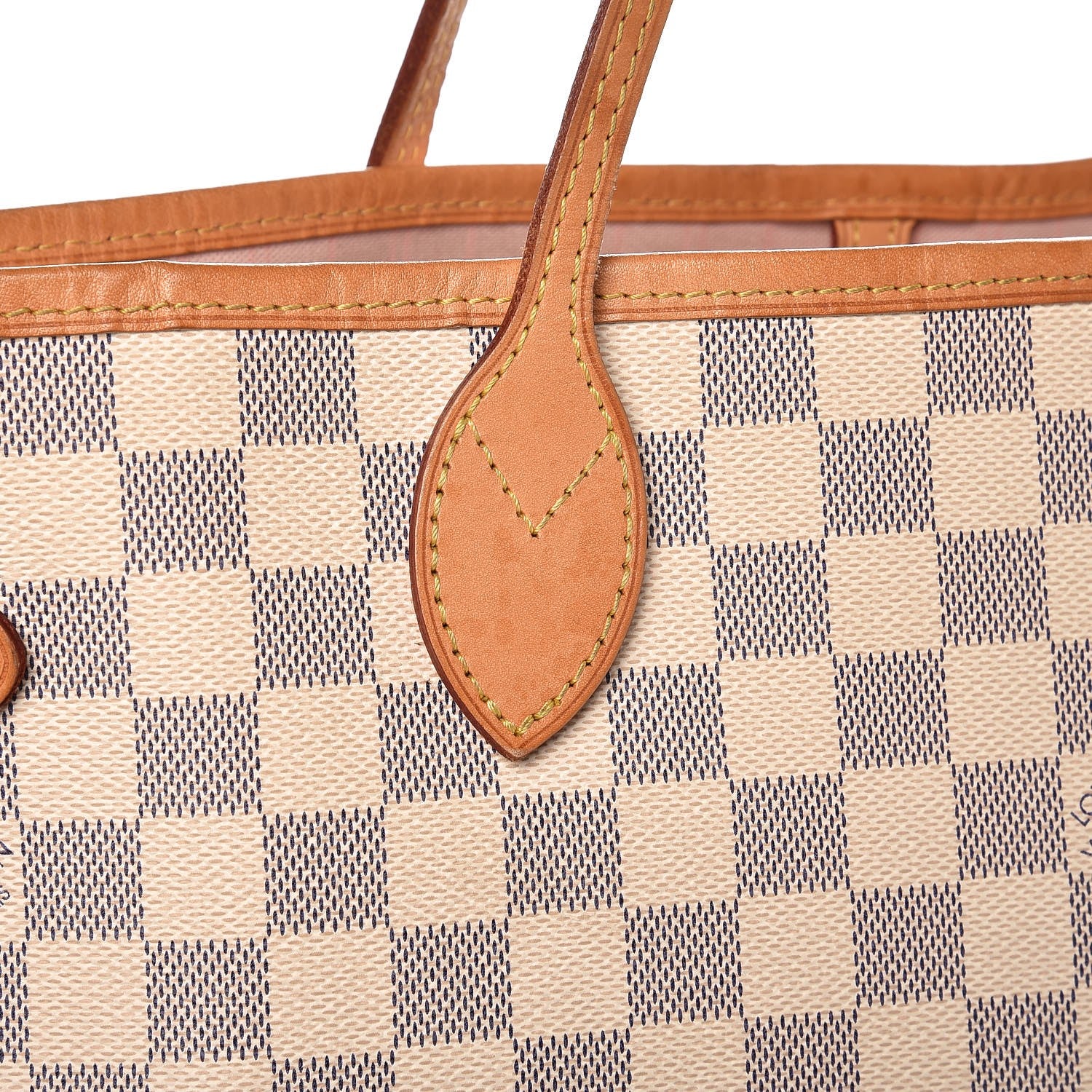 Louis Vuitton Damier Azur Neo Neverfull MM Rose Ballerine 11 of 17