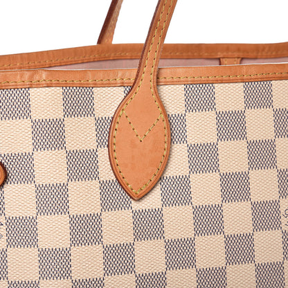 Louis Vuitton Damier Azur Neo Neverfull MM Rose Ballerine 11 of 17