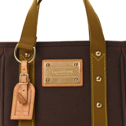 Louis Vuitton Toile Antigua Cabas PM Brown Kaki 5 of 13