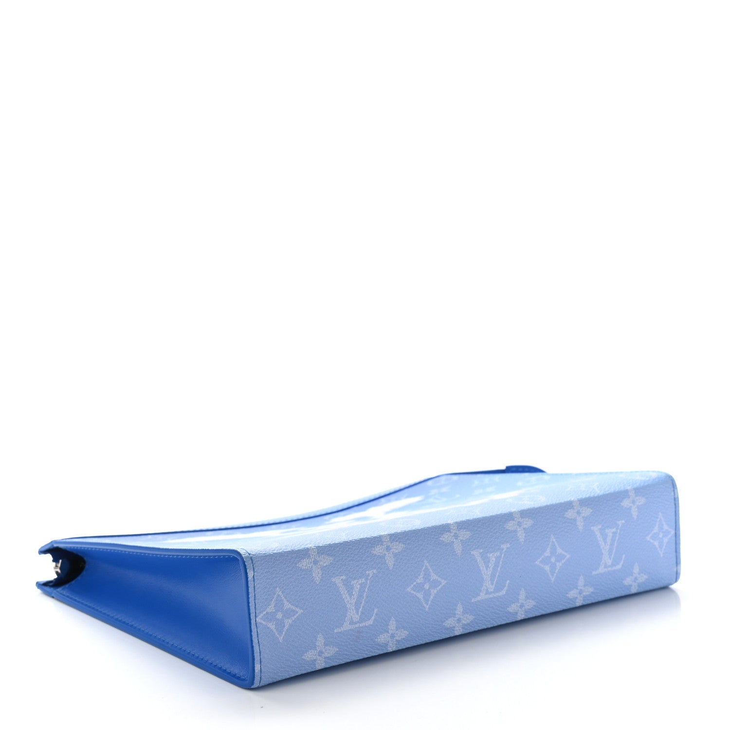 Louis Vuitton Monogram Clouds Pochette Voyage MM A4 Blue 4 of 9