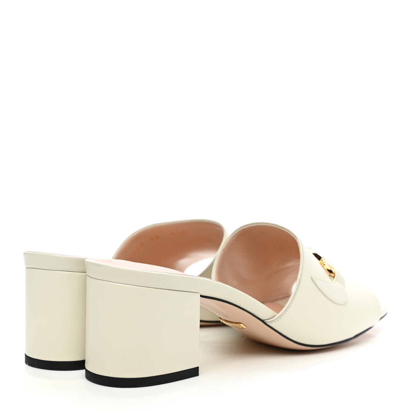 Malaga Kid Zumi Mid Heel Slide Sandals 39 Dusty White