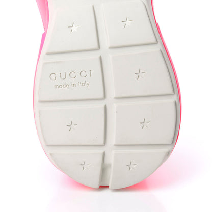 Gucci Calfskin Mens Rhyton Sneakers 10 Fuxia Fluo 8 of 9