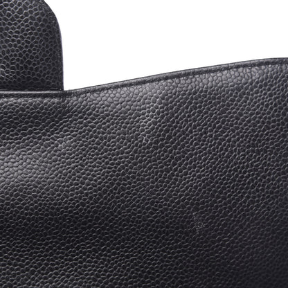 Chanel Caviar Quilted Jumbo Single Flap Black 8 of 12