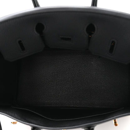Hermes Togo Birkin 25 Black 5 of 11