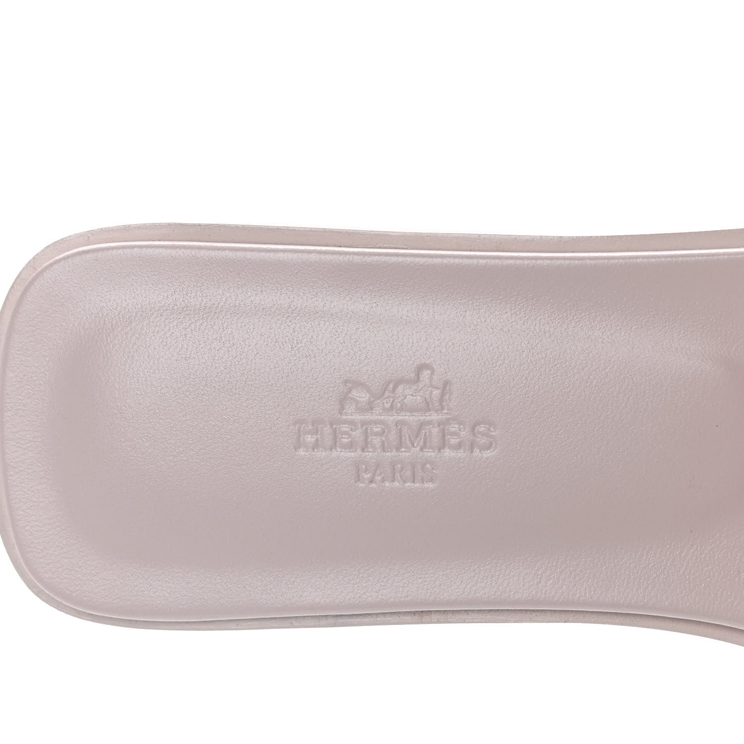 Hermes Calfskin Oran Sandals 38.5 Rose Pétale 8 of 9