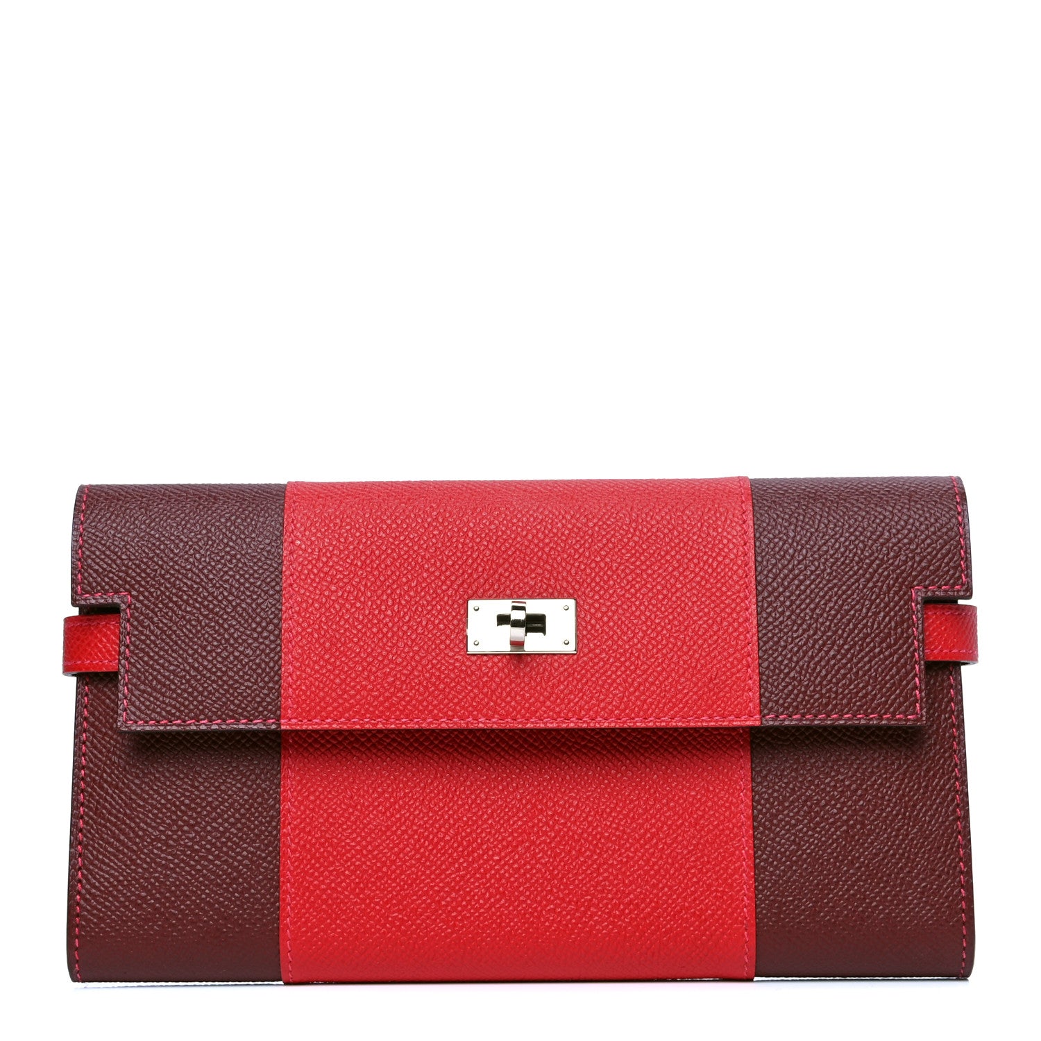 Hermes Epsom Flag Kelly Longue Wallet Rouge Casaque Rouge H 1 of 4