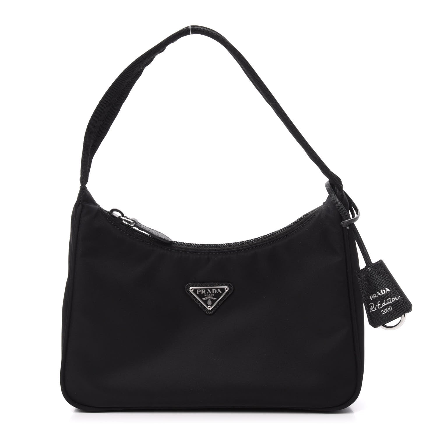 Prada Tessuto Nylon Mini Re-Edition 2000 Bag Black 1 of 11