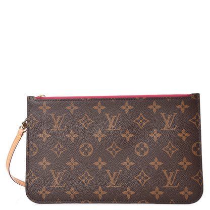Louis Vuitton Monogram Neverfull MM GM Pochette Pivoine 1 of 8