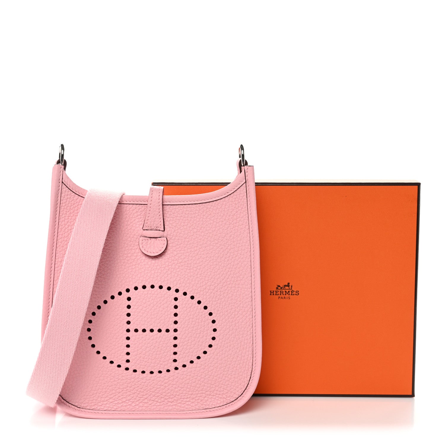 Hermes Taurillon Clemence Evelyne TPM Rose Sakura 11 of 11