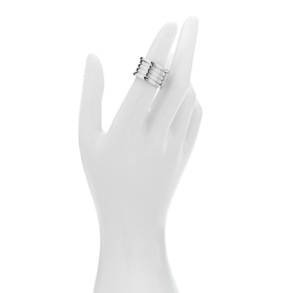 Bulgari 18K White Gold B.Zero1 Four-Band Ring 51 5.75 2 of 8