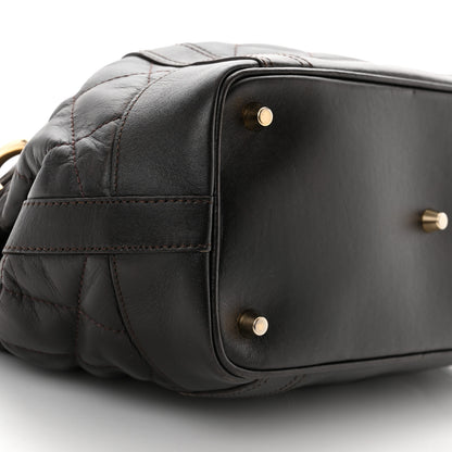 Burberry Calfskin Quilted Baby Beaton Dark Brown 9 of 10