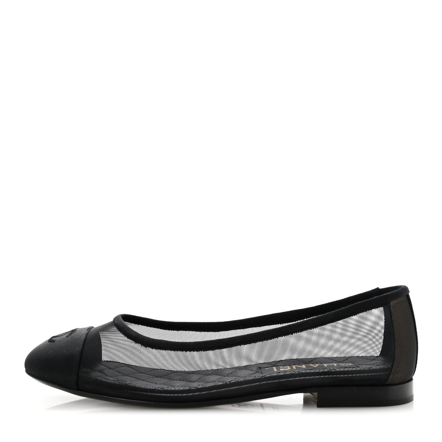 Mesh CC Ballerina Flats 38.5 Black