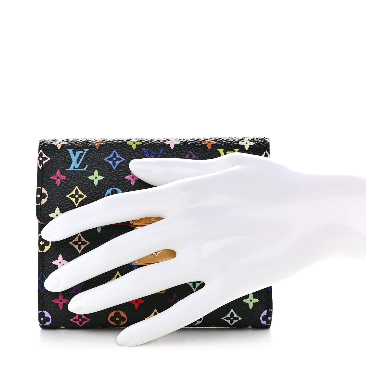 Monogram Multicolor Koala Wallet Black
