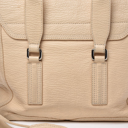 3.1 Phillip Lim 3.1 Textured Calfskin Medium Pashli Satchel White Peach 13 of 18