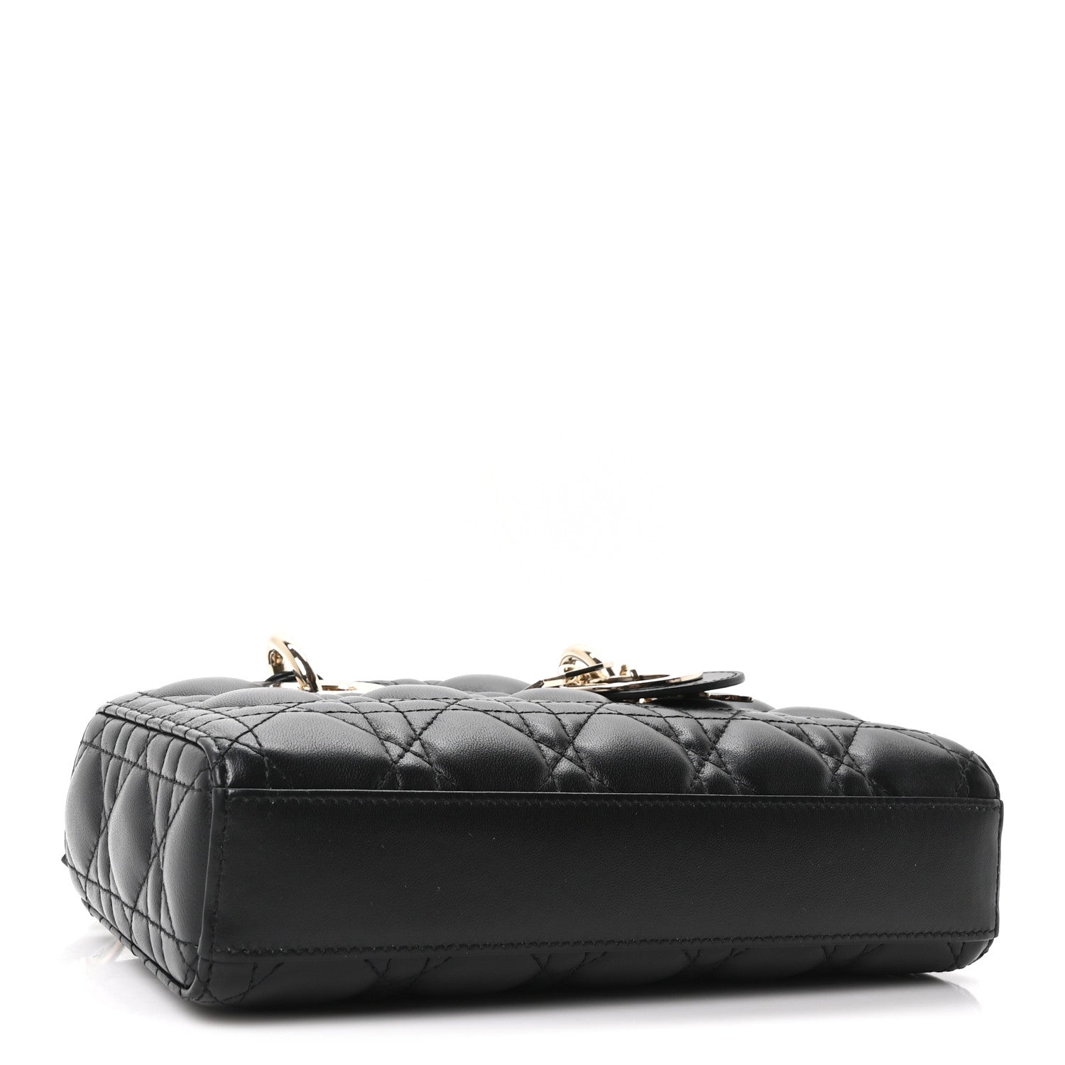 Christian Dior Lambskin Cannage Small Lady D-Joy Black 4 of 11