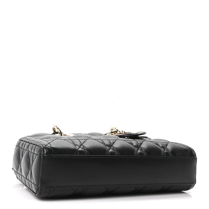 Christian Dior Lambskin Cannage Small Lady D-Joy Black 4 of 11