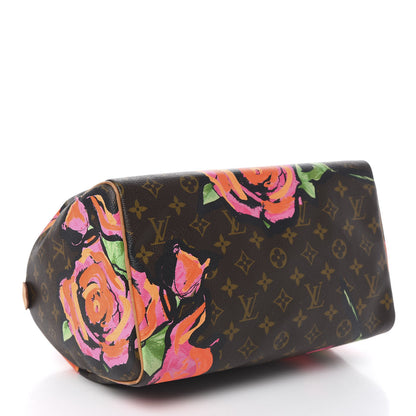 Louis Vuitton Monogram Roses Speedy 30 3 of 10