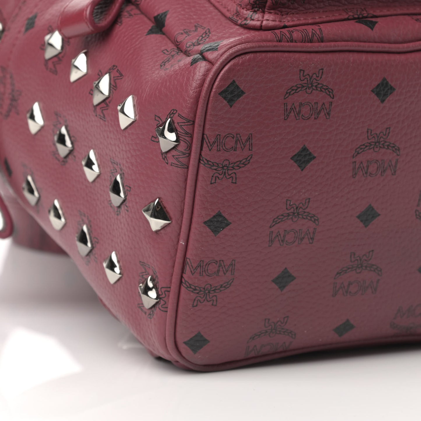 Visetos Studded Medium Stark Backpack Scooter Red