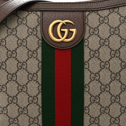 Gucci GG Supreme Monogram Web Small Ophidia Half Moon Hobo Brown 8 of 10