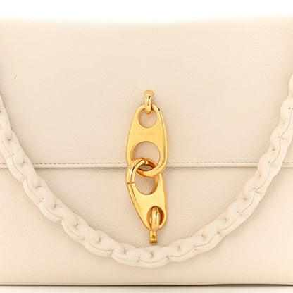 Tom Ford Calfskin Medium Clip Shoulder Bag Chalk 8 of 15