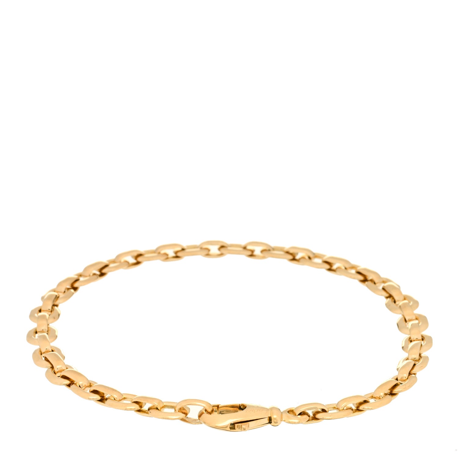 Cartier 18K Yellow Gold Meplat Link Chain Bracelet 2 of 3